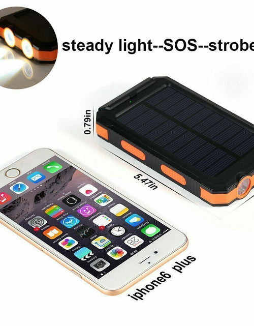 Load image into Gallery viewer, Super 20000Mah USB Portable Charger Solar Power Bank for Iphone Cell Phone 2023
