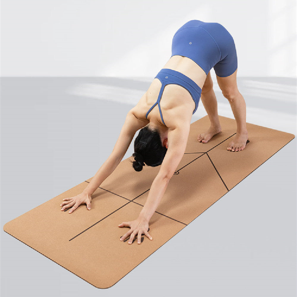 New Cork Natural Rubber Yoga Mat